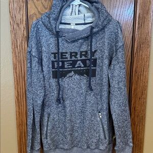 Gray Terry Peak Deadwood South Dakota Ski Skiing Downhill Hoodie
